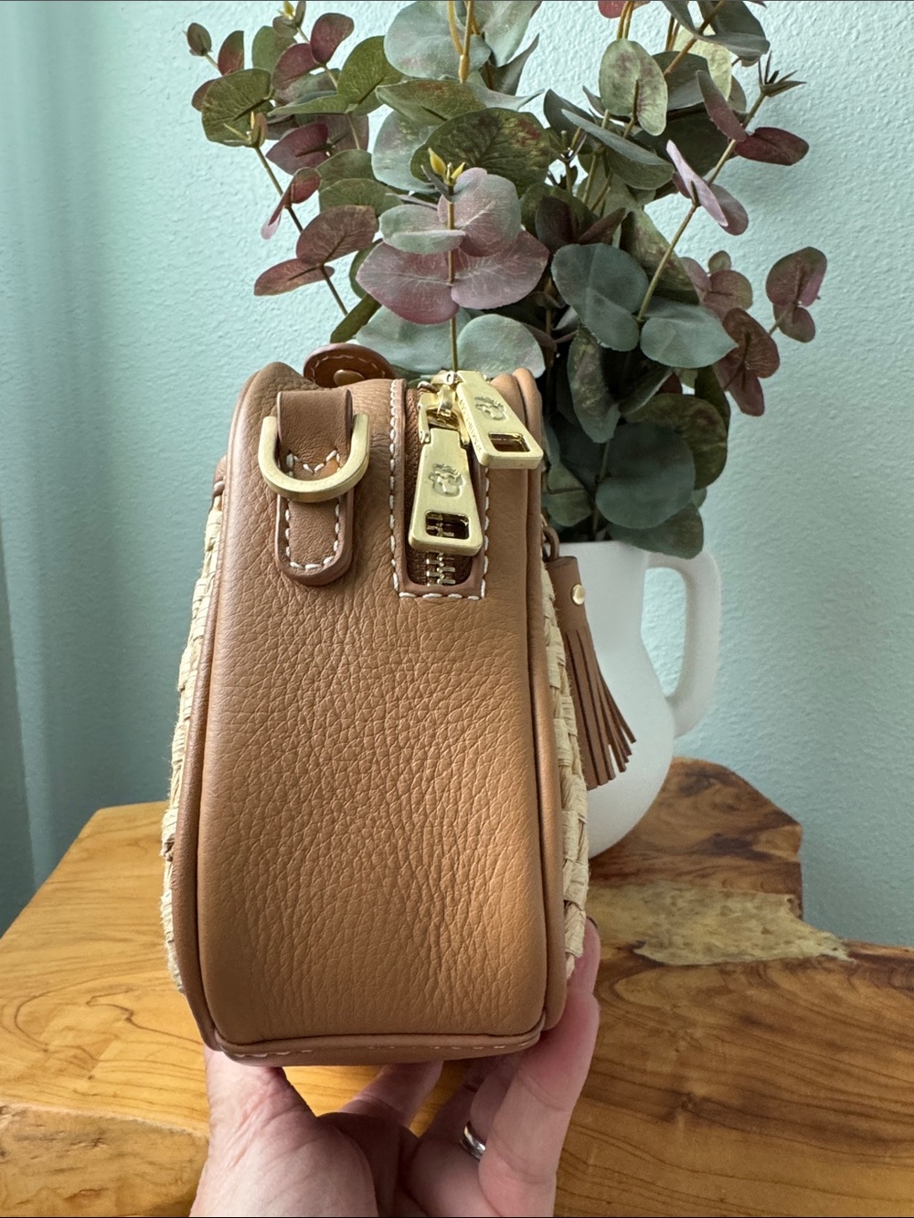 Spartina 449 Straw Crossbody Bag - Picture 8 of 8